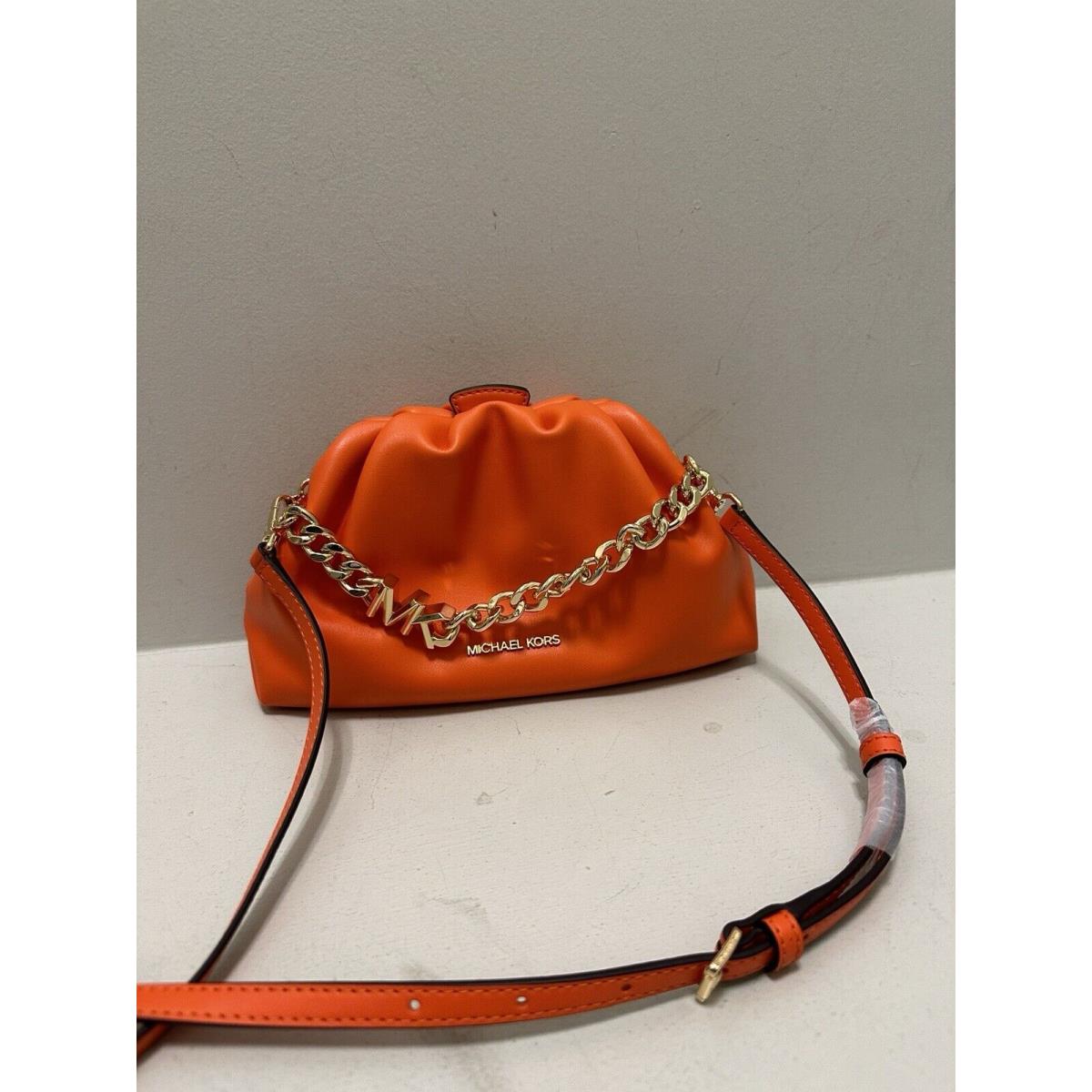 Michael Kors Small Orange Bag Clutch Purse Shoulder Handbag Crossbody Satchel MK