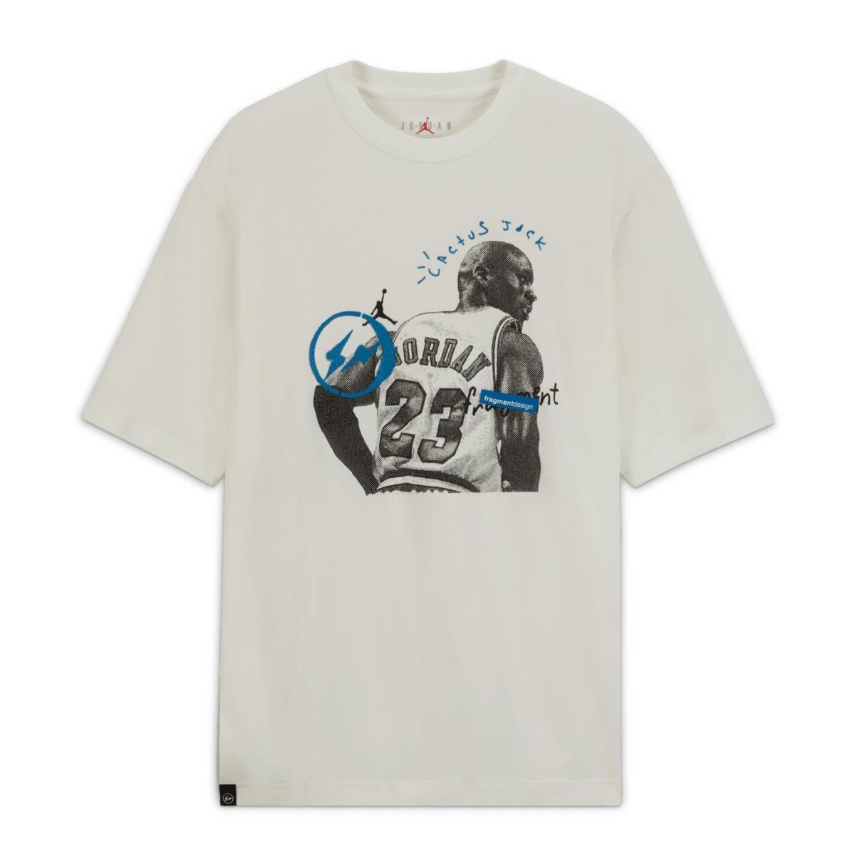DJ0619-133 Mens Air Jordan X Travis Scott X Fragment T-shirt