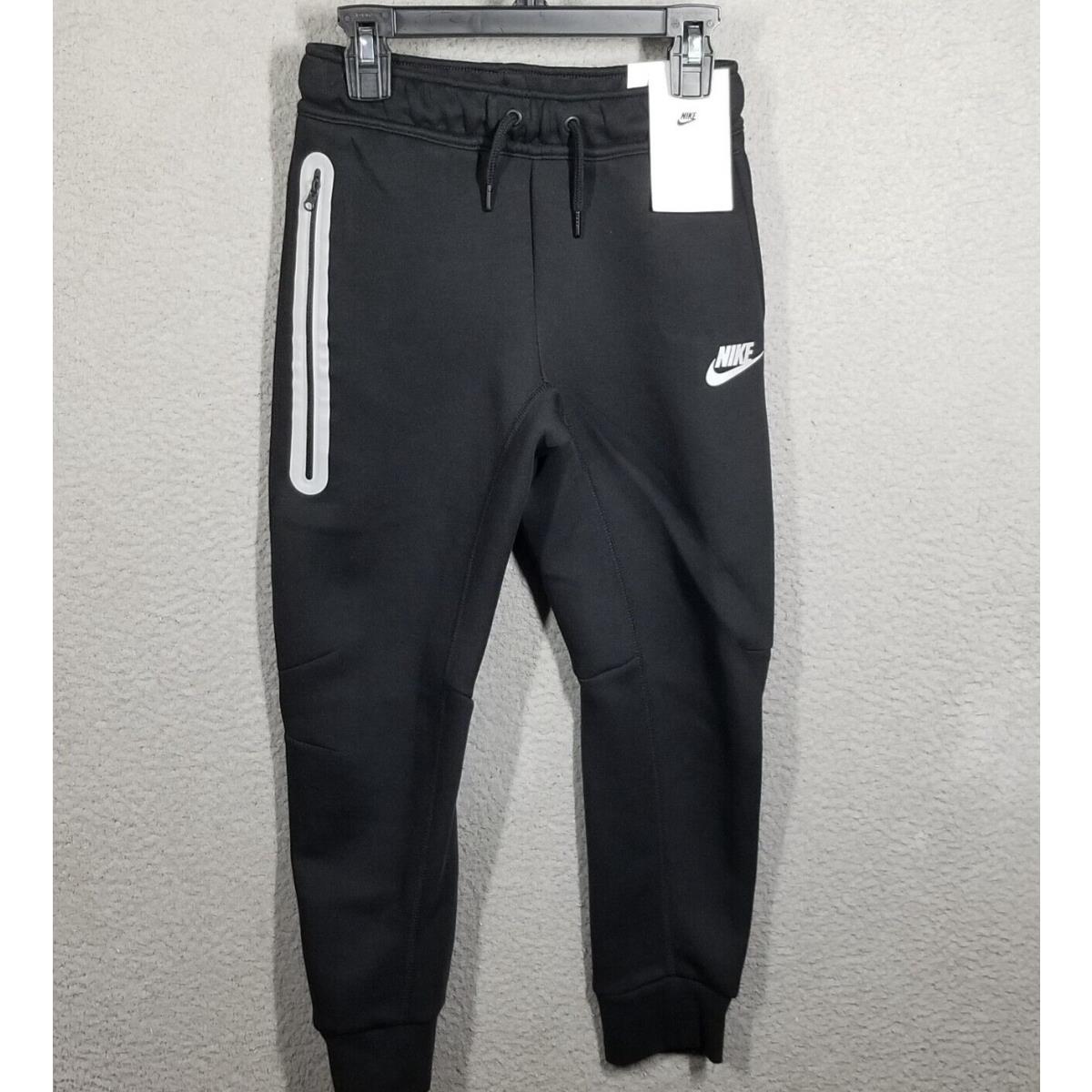 Nike Sportswear Tech Fleece Big Kids Reflective Joggers Black FZ5434 010 Small