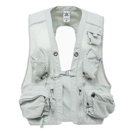 Nike Acg Buttles Vest Hiking Light Silver Adult Unisex Size Large DN3919-034