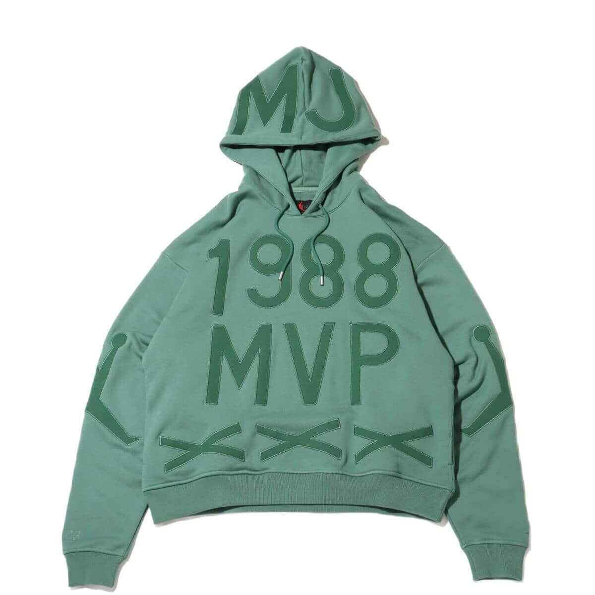 Nike Air Jordan X Nina Chanel Abney 1988 Mvp Green Hoodie FZ7514-398 Size M