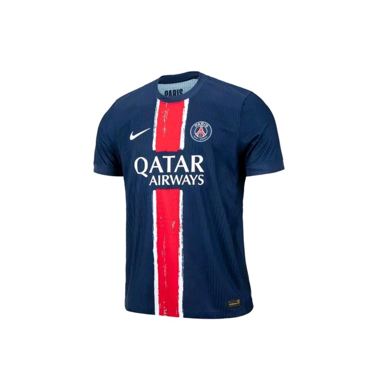 Nike Paris Saint Germain Adv Home T-shirt Navy Psg Tee Jersey Sz L FN8774-411