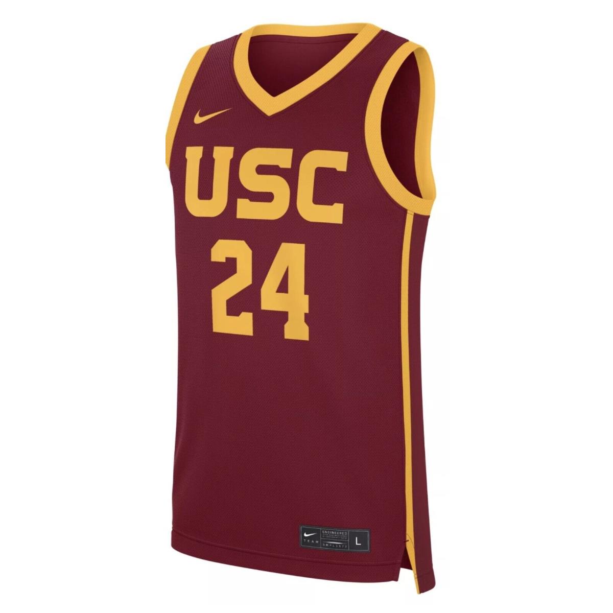 Usc Trojans 24 Nike Swingman Jersey Mens Medium