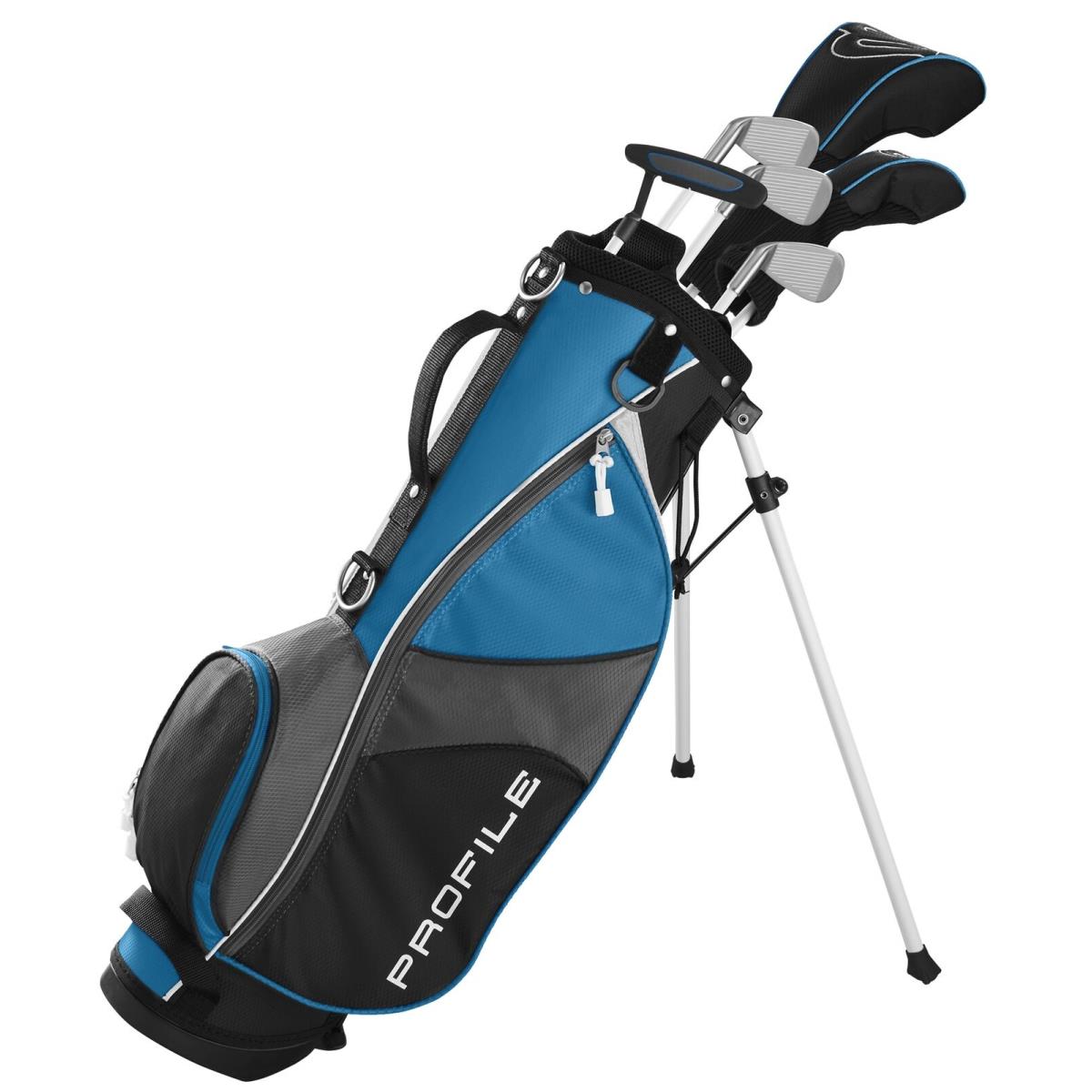 Left Handed Junior Wilson Profile Jgi JR Large Blue Complete Club Set Junior