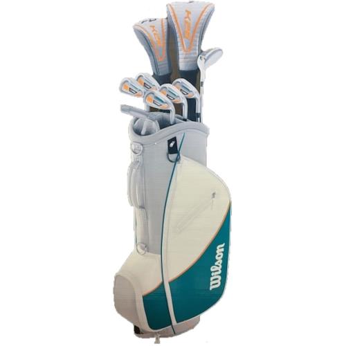 Wilson Women`s K28 Complete Set 11pc Uniflex Cart Bag Women`s