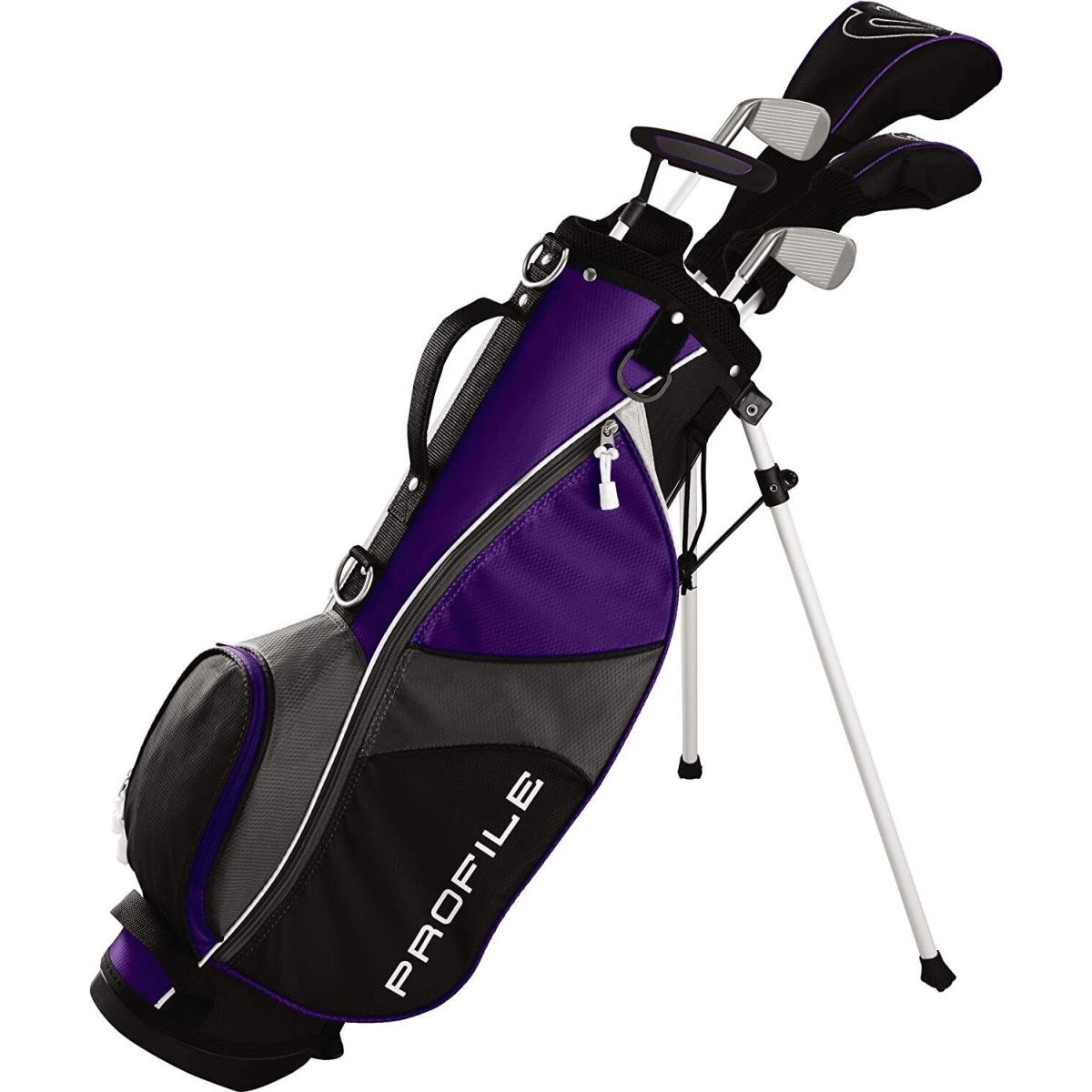 Wilson Profile Junior Complete Set 6pc Med Purple Girls Ages 8-11 Golf