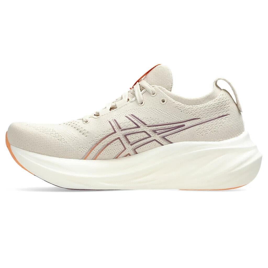 Asics Gel-nimbus 26 1012B601-250 Sneaker Women`s 11 Oatmeal Running Shoes TF3033