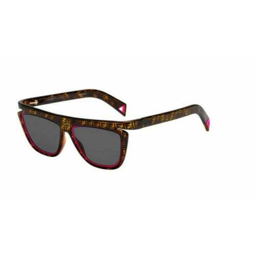 Fendi FF 0384/S 00T4/IR Havana Pink Sunglasses