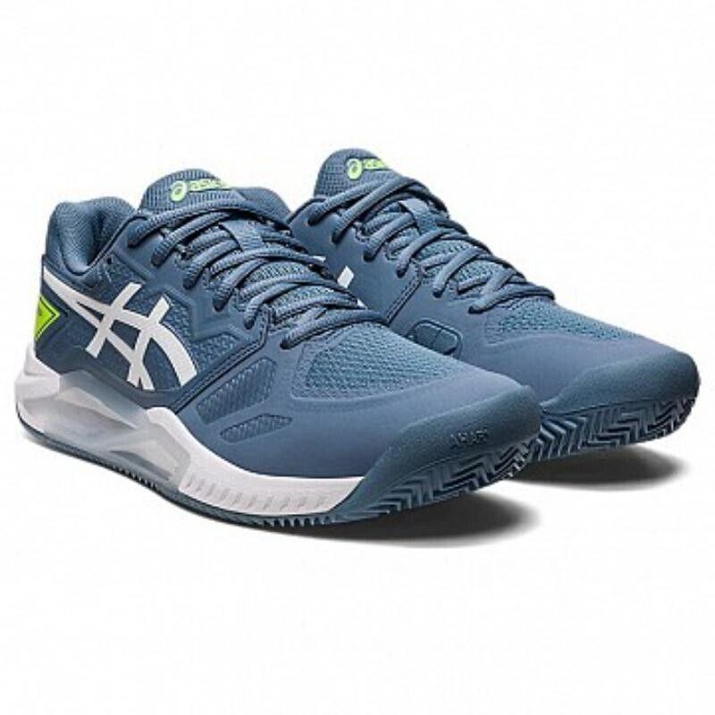 Asics Gel-challenger 13 Clay Sneakers Men`s Size 9.5 Grey White Shoes EEE2809 - Grey White