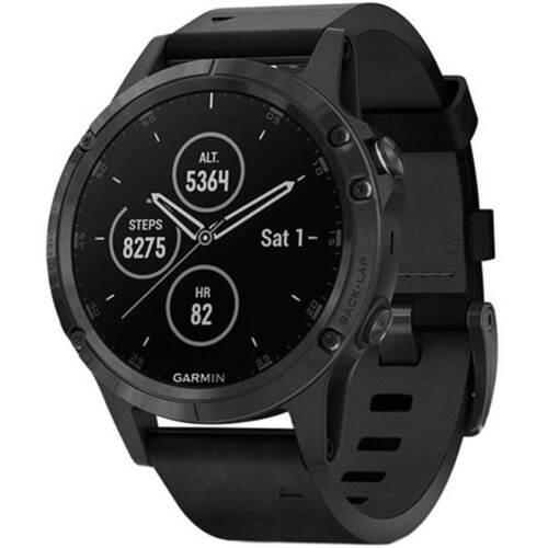 Garmin Unisex Smartwatch f Nix 5 Plus Heart Rate Gps Black Strap 010-01988-06