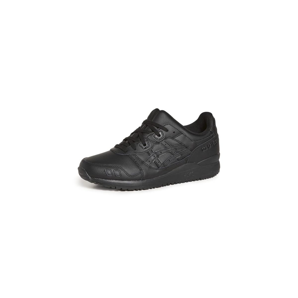 Asics Men`s Gel-lyte Iii OG Sportstyle Shoes 7.5 Black/black - Black/Black