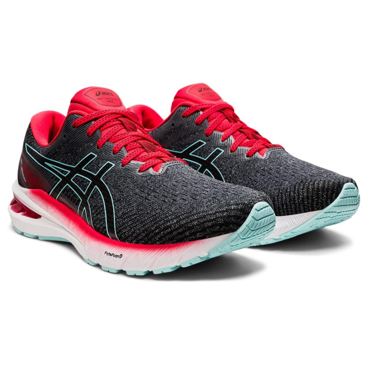 Asics Men`s GT-2000 10 Running Shoes Metropolis/electric Red Size 11 US