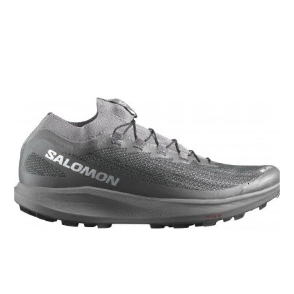 Salomon S Lab Pulsar 2 Soft Ground Grey Size 12 Mens Racing Shoe Retail - Gray