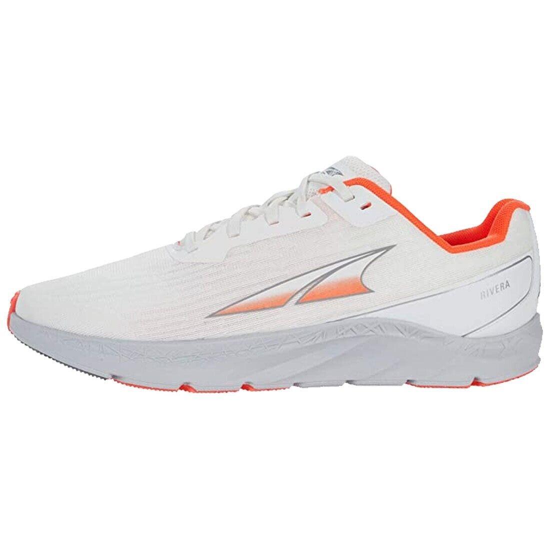 Altra Rivera Athletic Sneakers Men`s Size 9.5 White Coral Running Shoes EEE1176