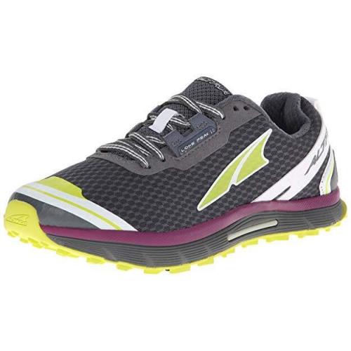 Altra Women`s Lone Peak II Trail Running Shoe Dark Grey Size 6