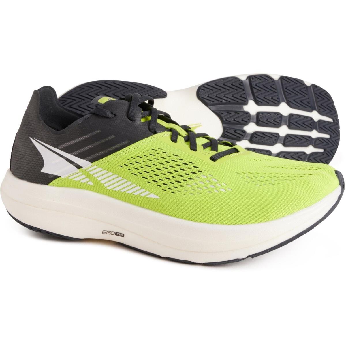 Altra Vanish Carbon Running Shoes Men`s Size 12 Black/lime AL0A547M031
