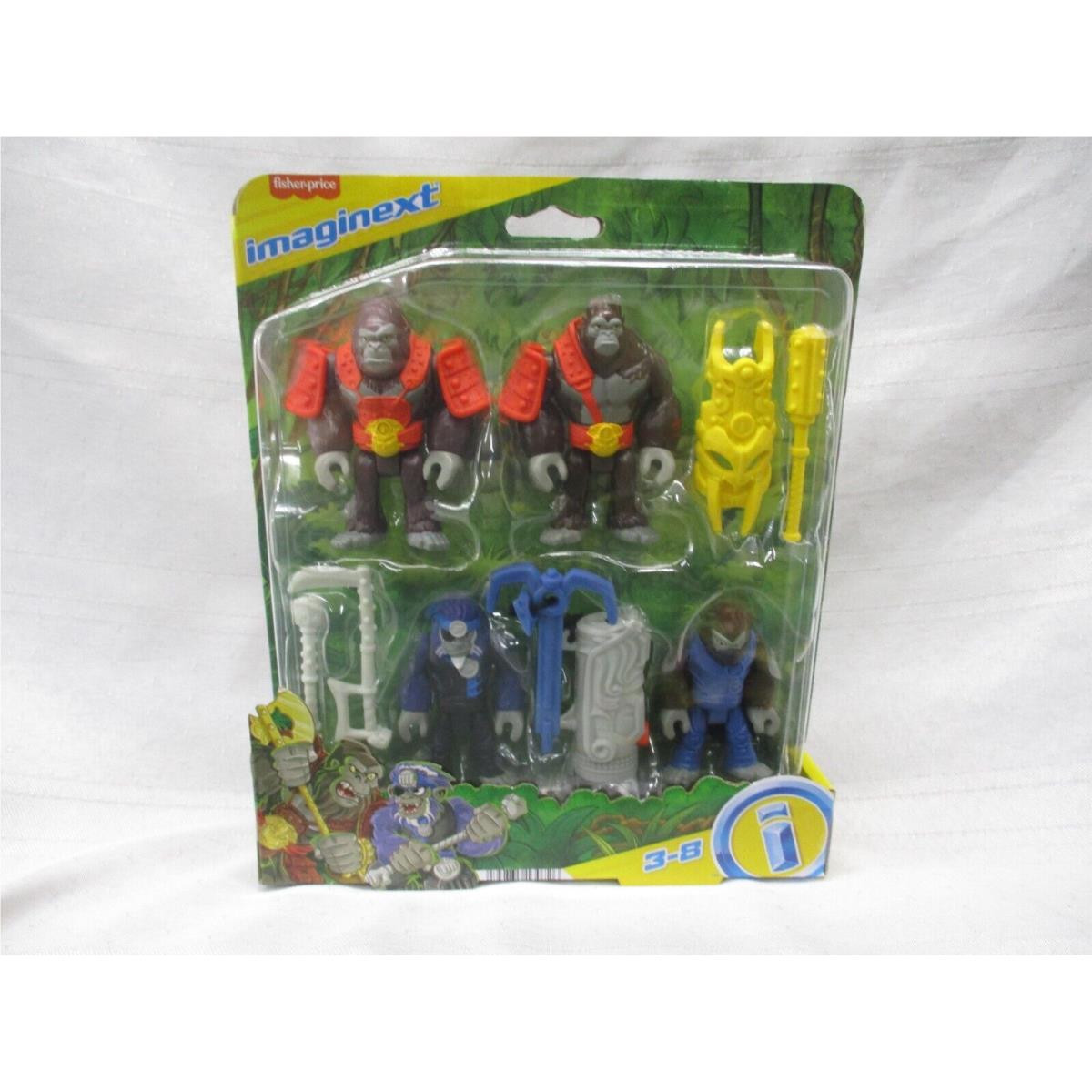 Fisher Price Imaginext Jungle Boss Level Army Pack Toy Monkey Action Figure