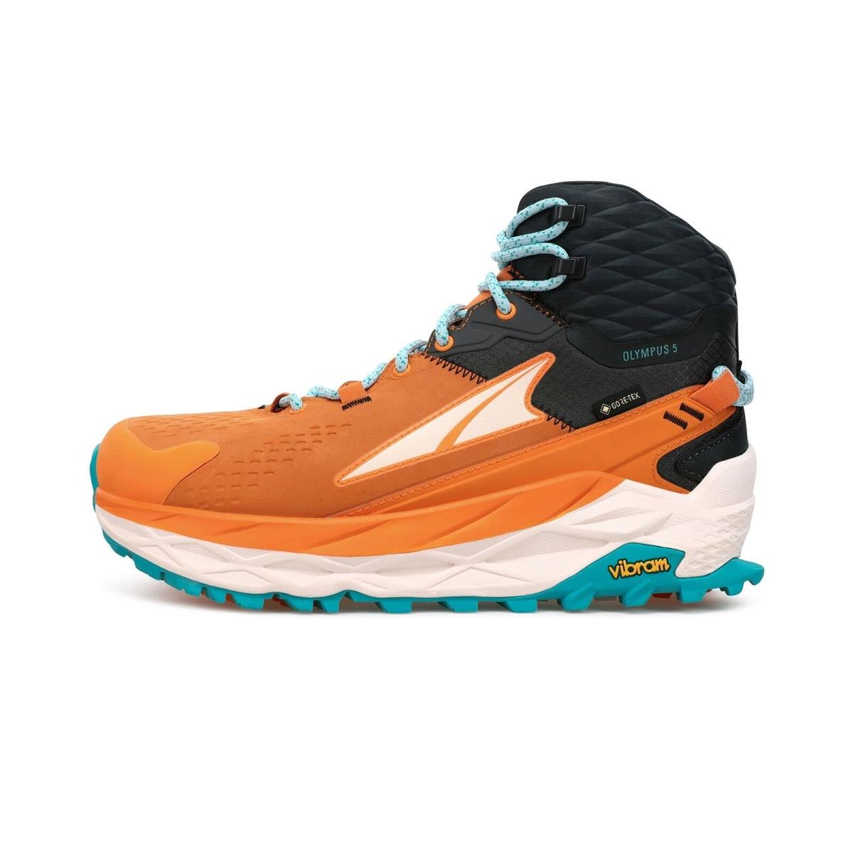 Altra Women`s AL0A7R75 Olympus 5 Hike Mid Gtx Trail Running Shoe Gray/orange