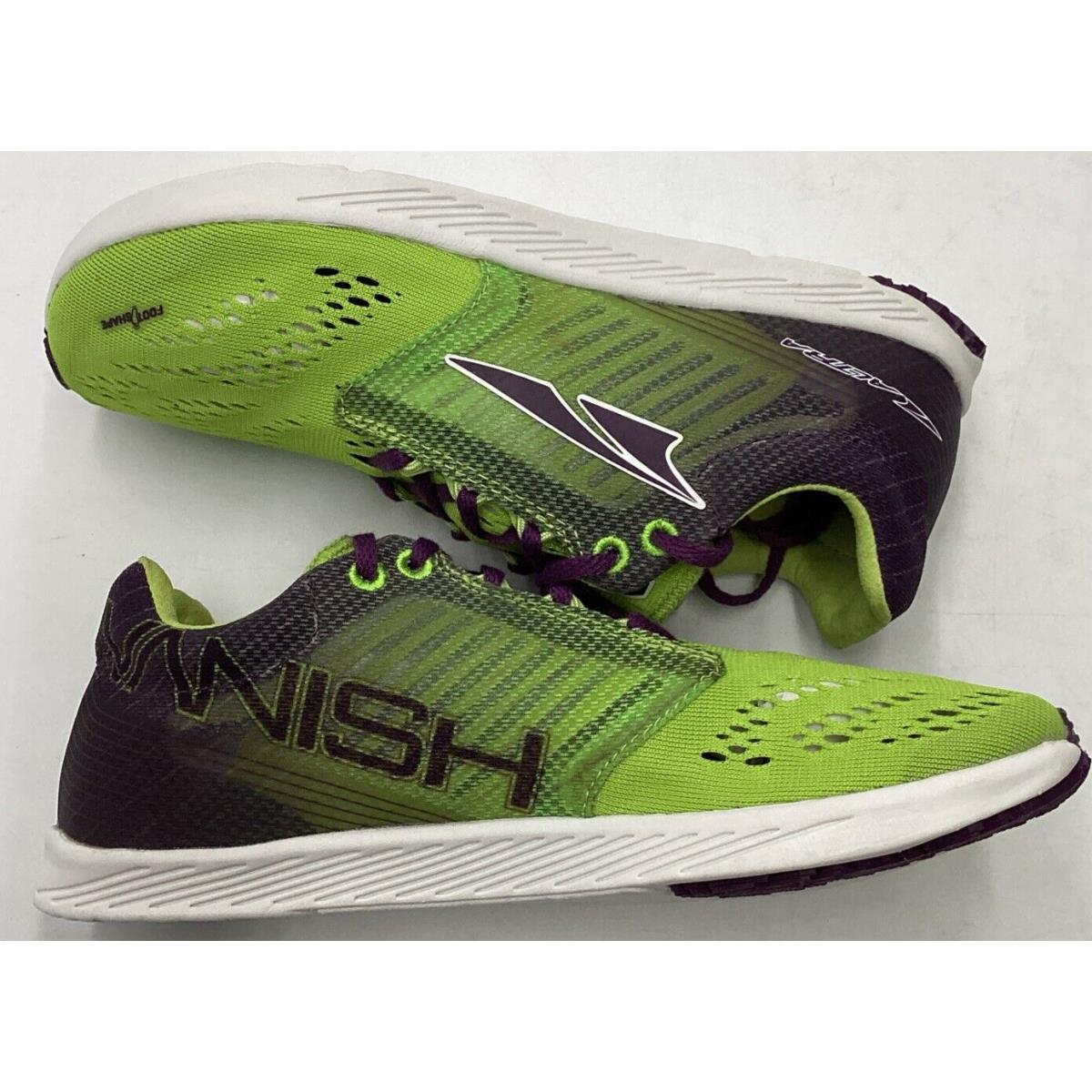 Altra Men`s Vanish R Cushioned Lightweight Trail Running Shoes Green Size 4.5
