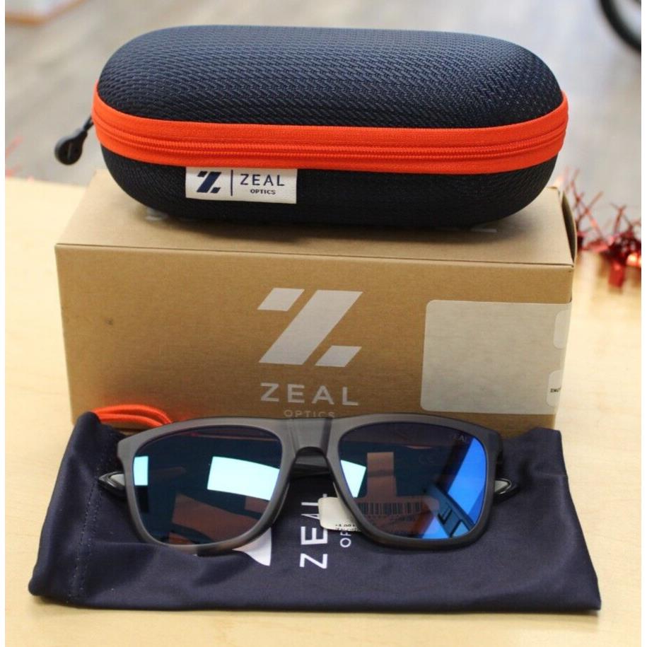 Zeal Horizon Blue Boone Matte Smokey 11657 Sunglasses by Zeal Optics