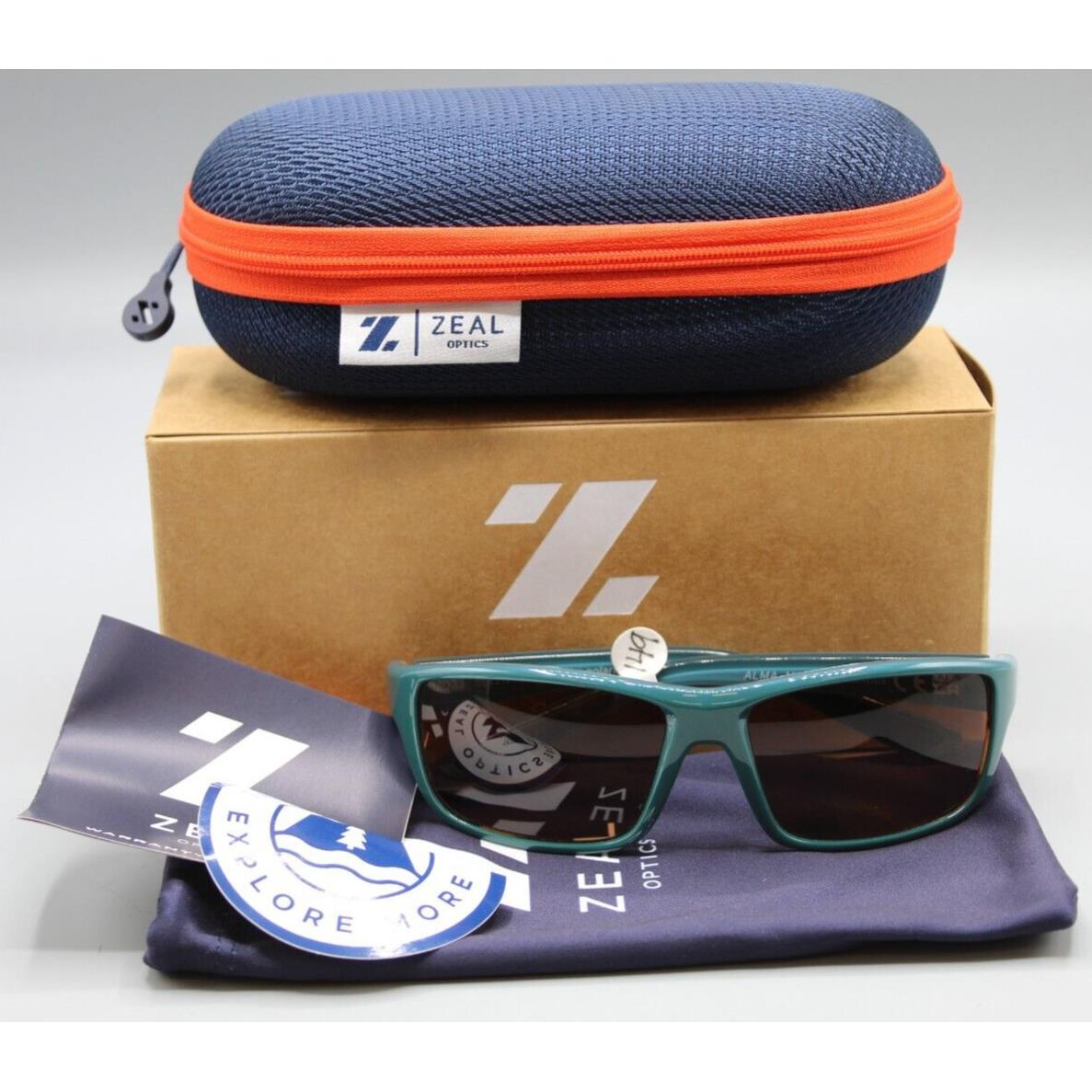 12033 Alma 56-17-126 Polarized Sunglasses Nwt`s by Zeal Optics