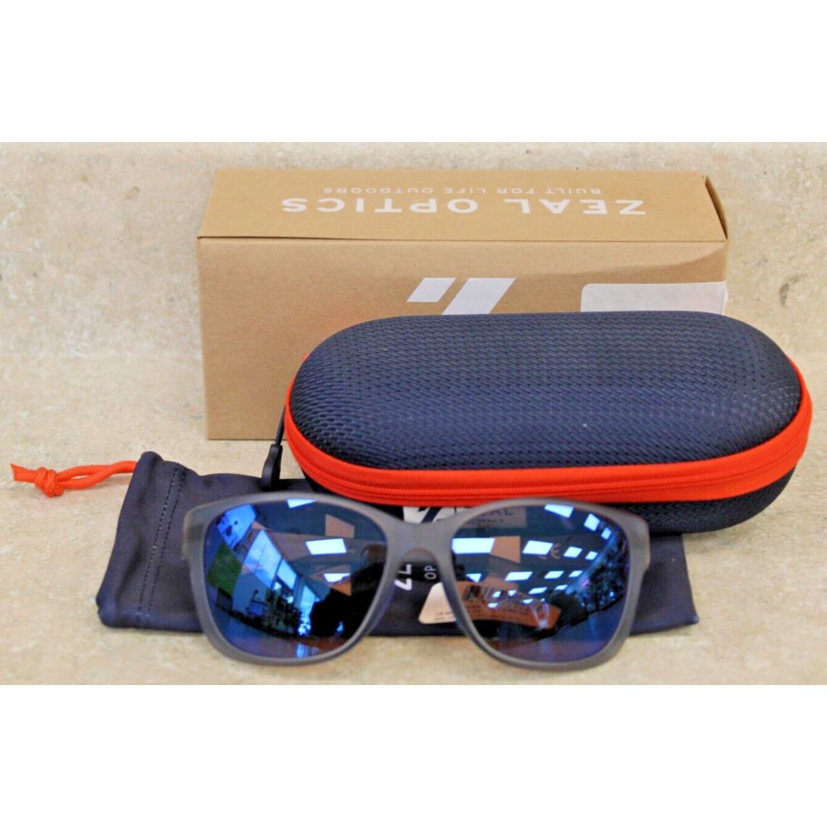 Zeal Horizon Blue Magnolia Matte Smoke 11428 Sunglasses by Zeal Optics