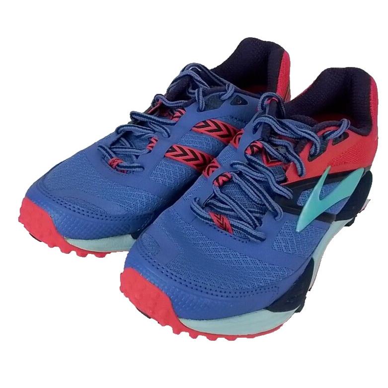 Brooks Cascadia 12 Baja Blue/paradise Pink/clearwater Womens 10 US