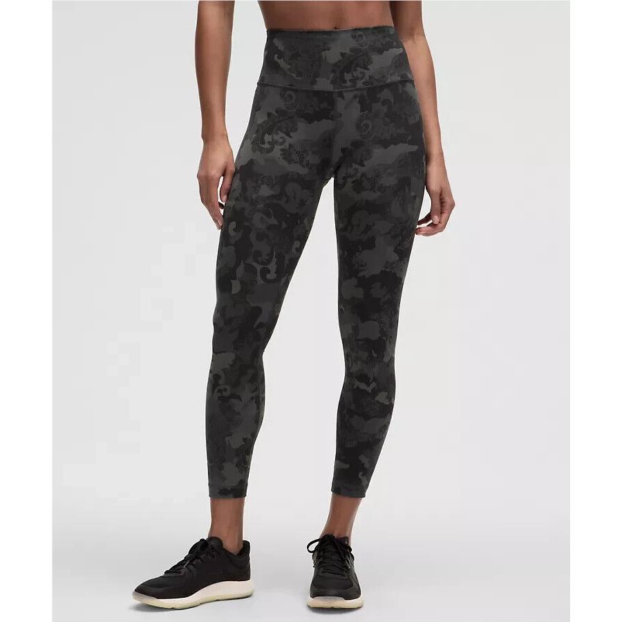 Lululemon Wunder Train High-rise Tight 25 Choose Your Size Hidden Heritage Lace Black Multi