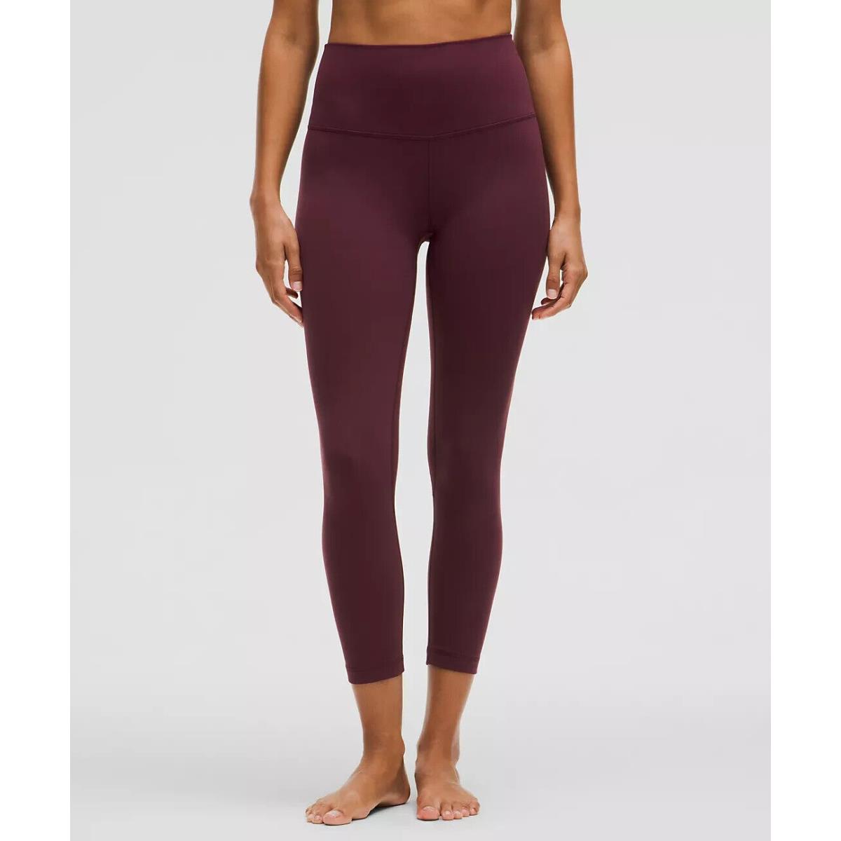 Lululemon Align High-rise Crop 23 Choose Your Size Garnet