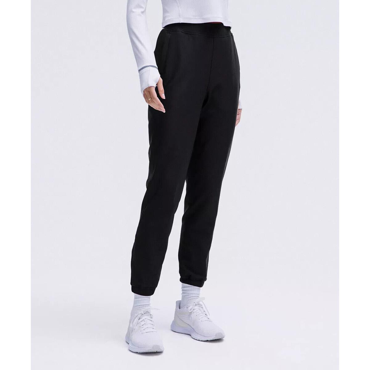Lululemon Adapted State High-rise Fleece Jogger Full Length. Choose Your Size Black