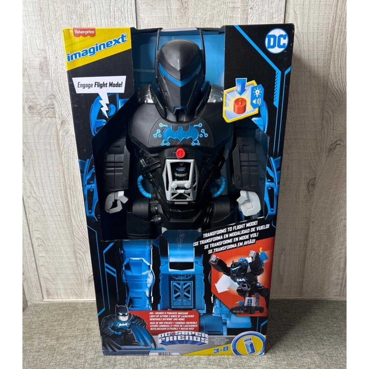 Imaginext DC Super Friends Bat-tech Batbot 2-In-1 Transforming Robot Playset