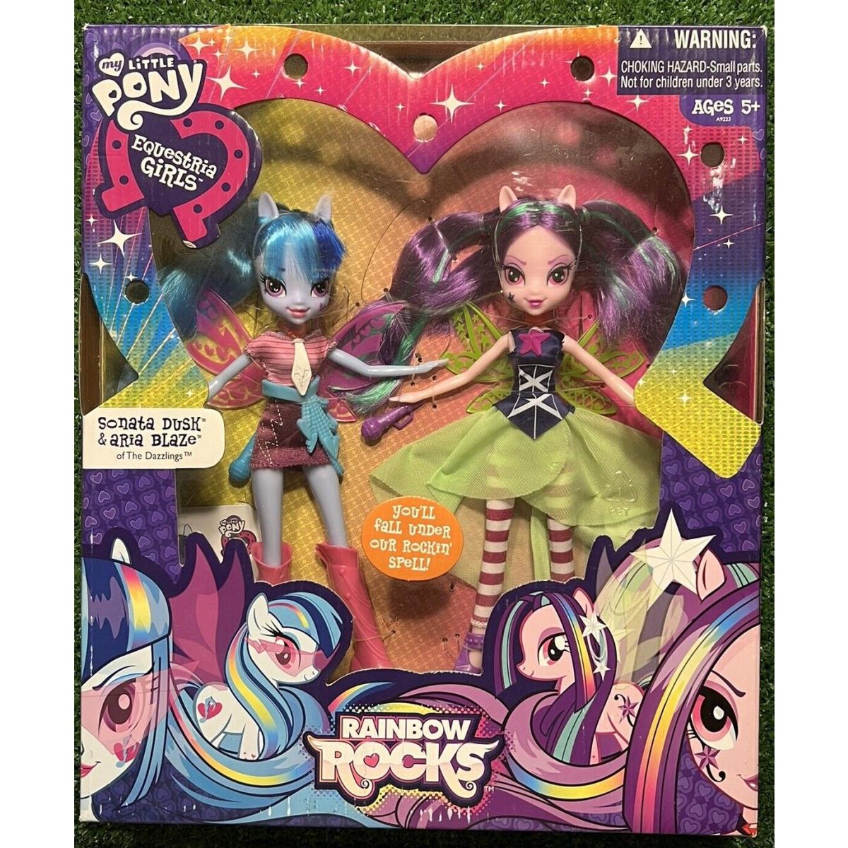 My Little Pony Equestria Girls Sonata Dusk Aria Blaze Rainbow Rocks Rare