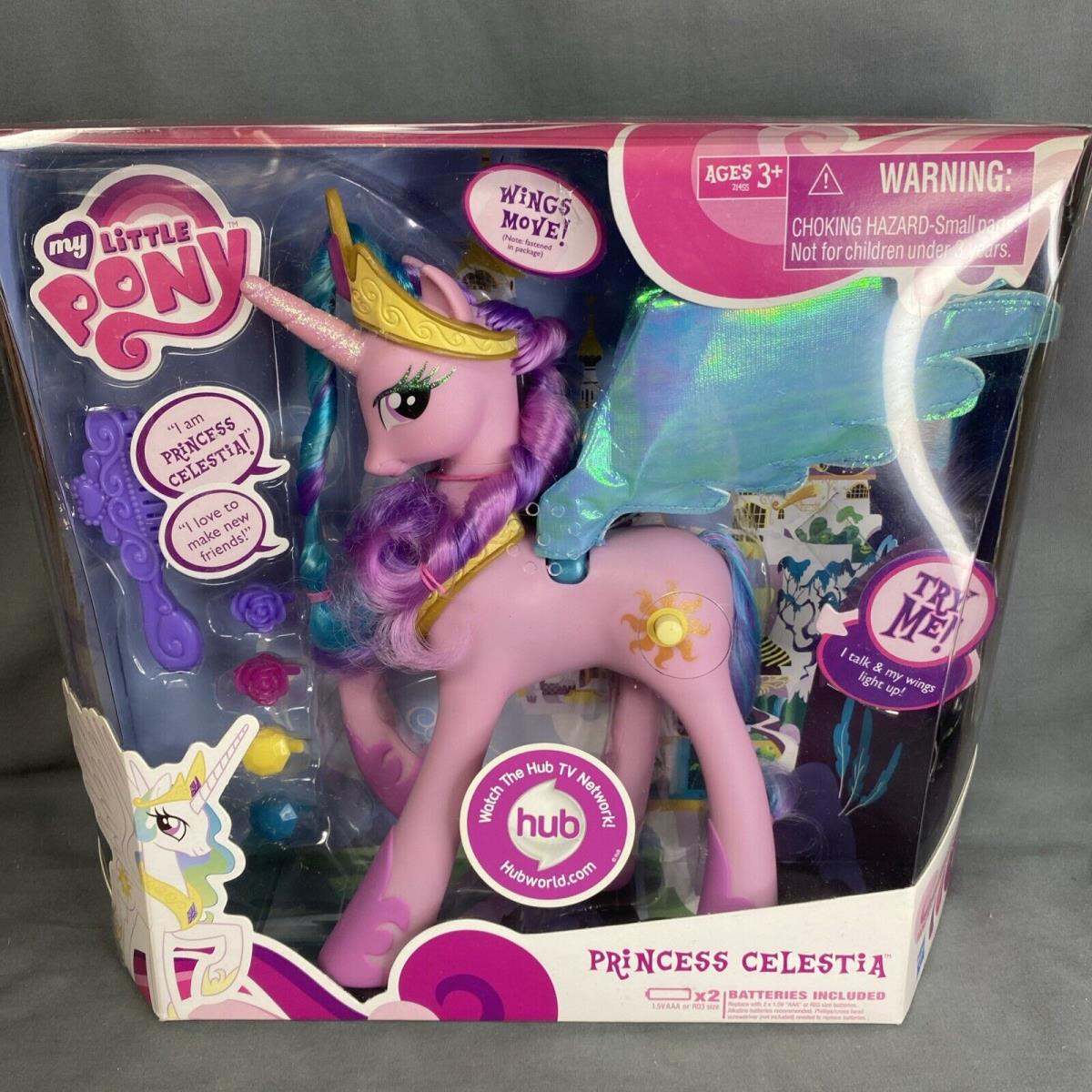 My Little Pony Friendship is Magic Princess Celestia Pink Talking Singing