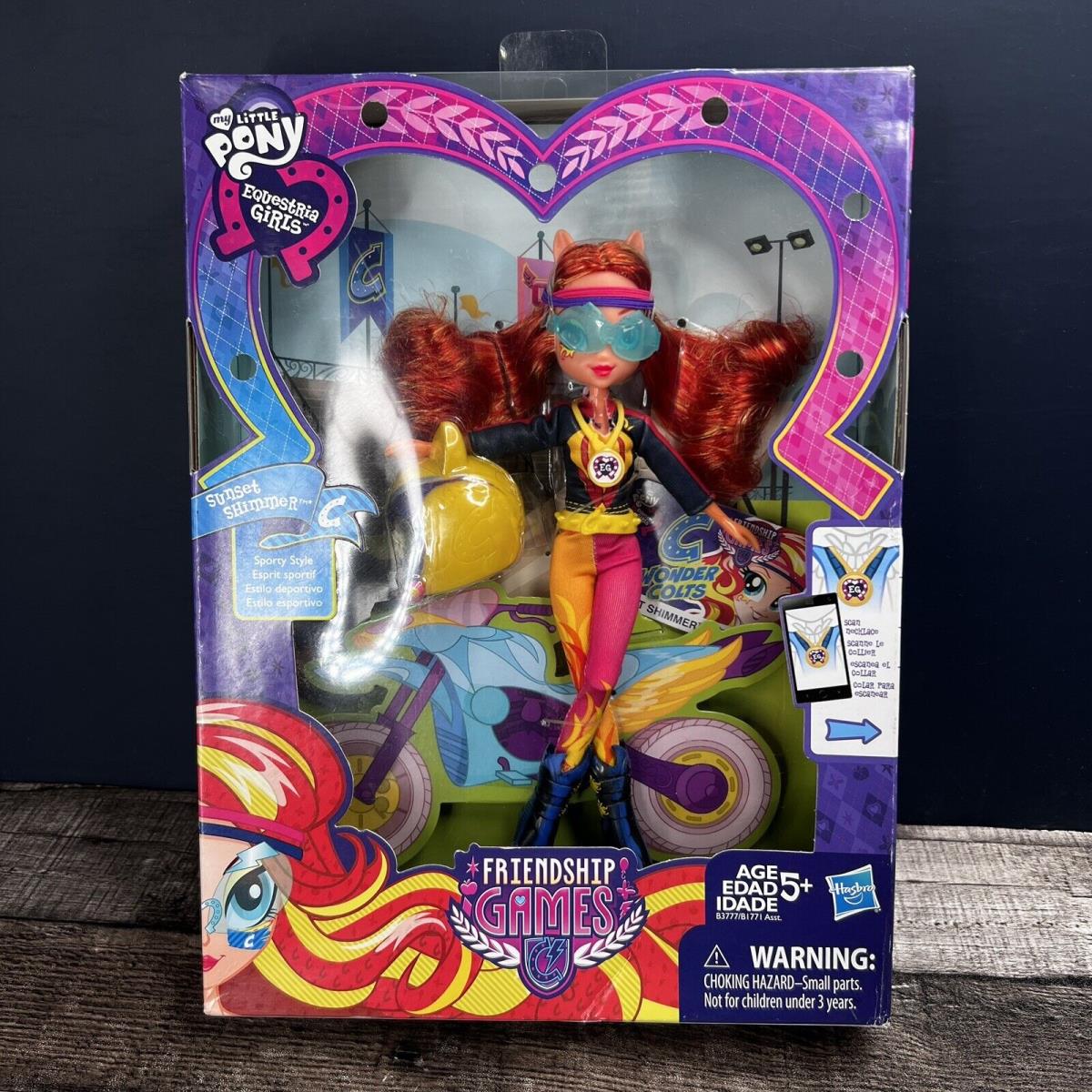 My Little Pony Equestria Sunset Shimmer Friendship Games Sporty Style Motocross