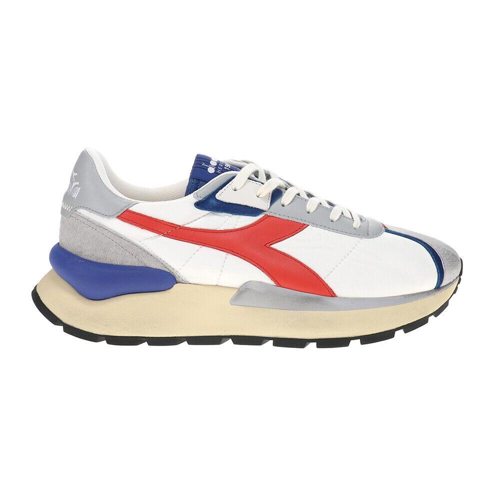 Diadora Mercury Elite Lace Up Mens White Sneakers Casual Shoes 180469-C4620 - White