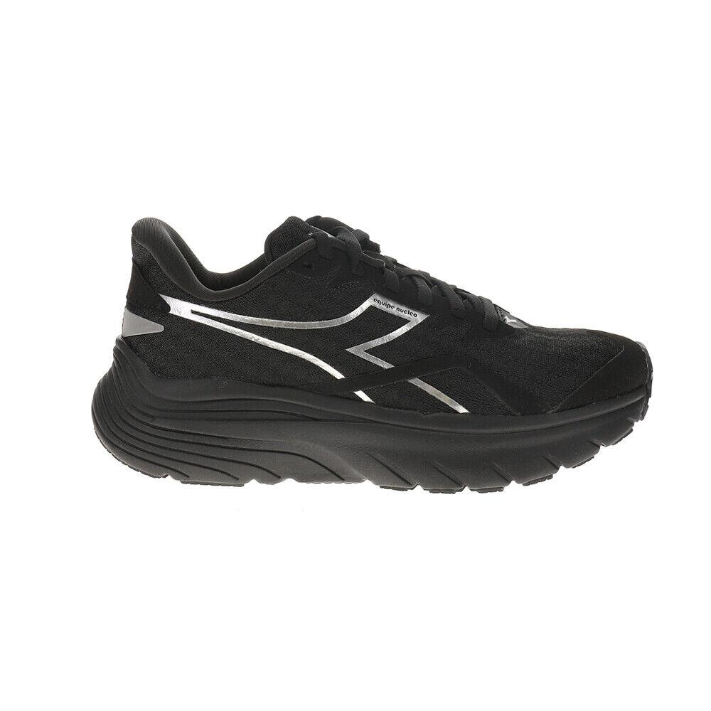 Diadora Equipe Nucleo Running Womens Black Sneakers Athletic Shoes 179095-C0200 - Black