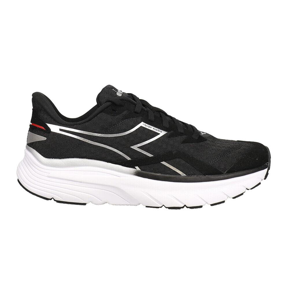 Diadora Equipe Nucleo Running Womens Black Sneakers Athletic Shoes 179095-C3513 - Black