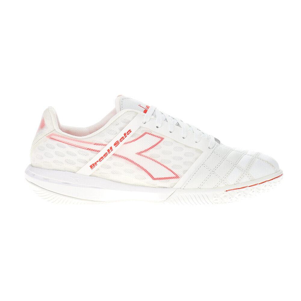 Diadora Brasil Sala Id Soccer Mens White Sneakers Athletic Shoes 176273-C9658