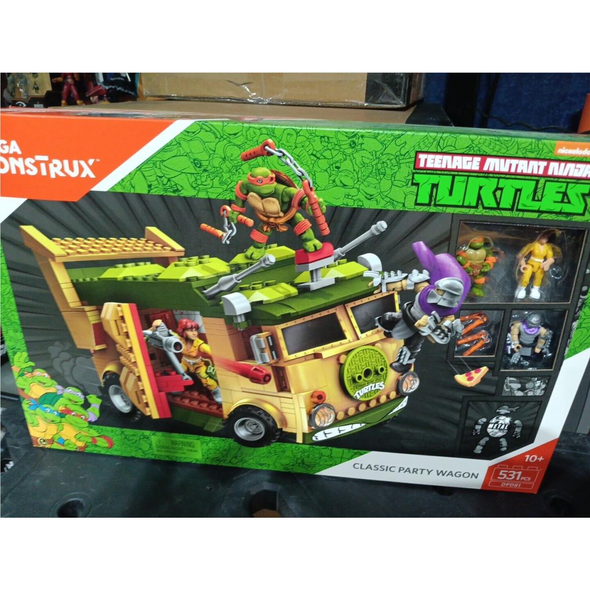 Mega Bloks Teenage Mutant Ninja Turtles Classic Series Party Wagon Set DPD81
