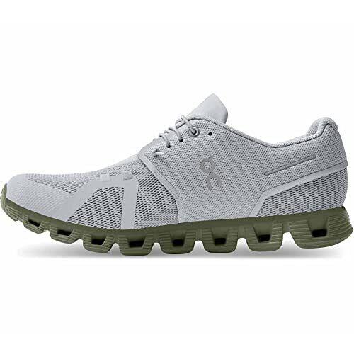 On Running Men`s Cloud 5 Athletic Sneakers Glacier/reseda Various Sizes - Gray