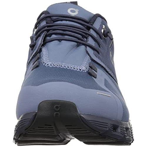On Running Women`s Cloud 5 Waterproof Sneakers Metal/navy Various Sizes - Blue