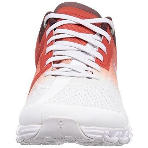On Running Women`s Cloudflow Athletic Sneakers Rust White Various Sizes