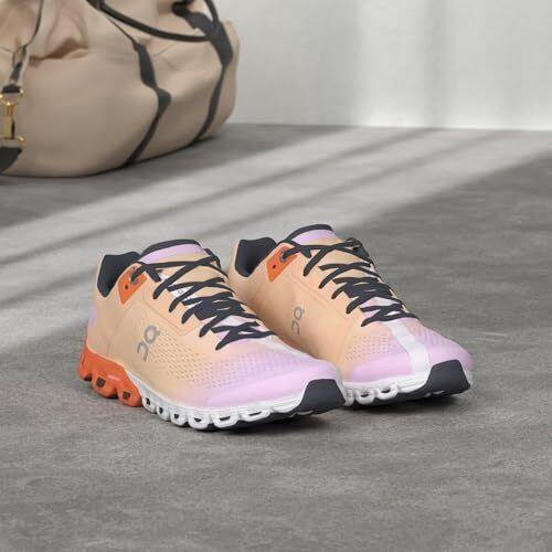 On Running Women`s Cloudflow Athletic Sneakers Rose Fiji Various Sizes