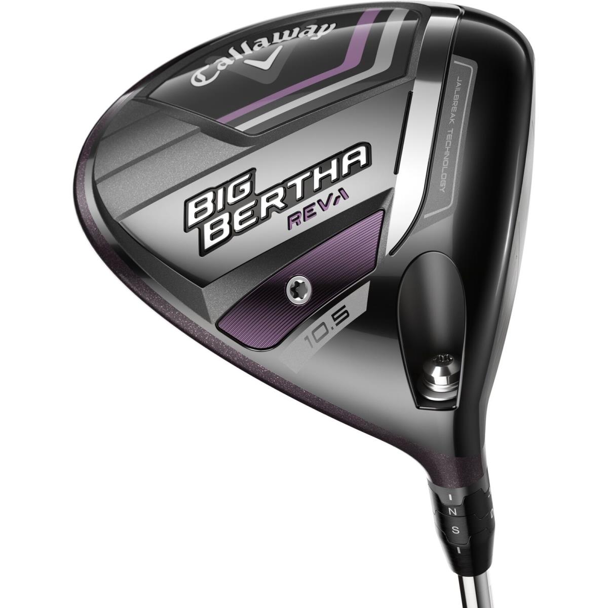 Callaway Women`s Big Bertha Reva 23 Driver Right Hand Ladies Flex Rch 45 Graphit - Chrome, Lie Angle: Black