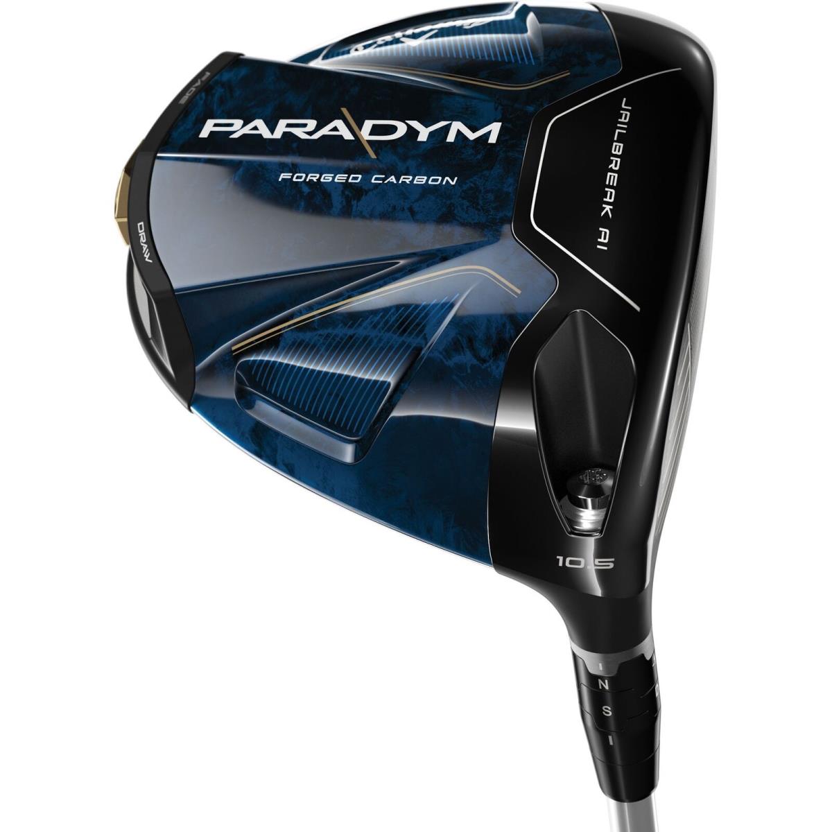 Callaway Paradym Golf Club Driver Rh/lh Select Loft and Flex Shafts - Blue, Lie Angle: Blue