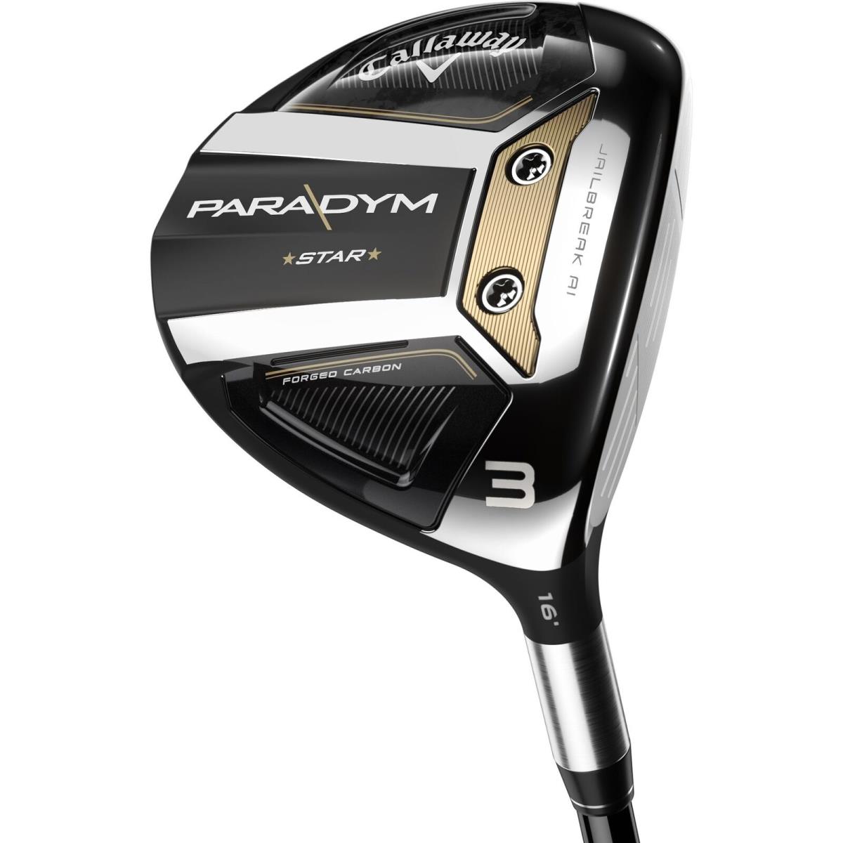 Callaway Women`s Paradym Star Golf Club Fairway Wood 7 Wood Ladies Flex RH - Black, Lie Angle: Black