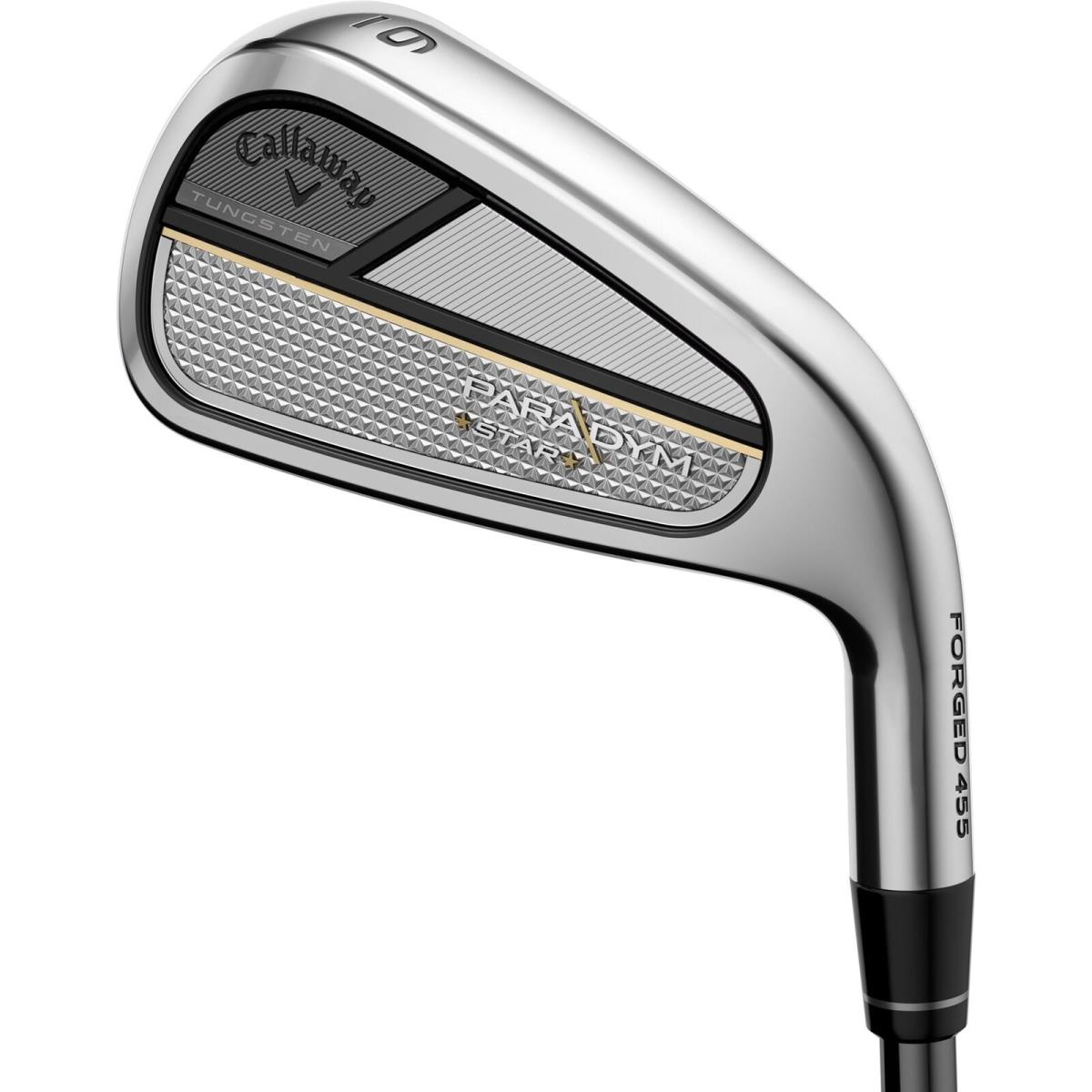 Callaway Paradym Star Golf Club Irons Right Hand Senior Flex 6-9 PW AW Graphite - Silver, Lie Angle: Silver