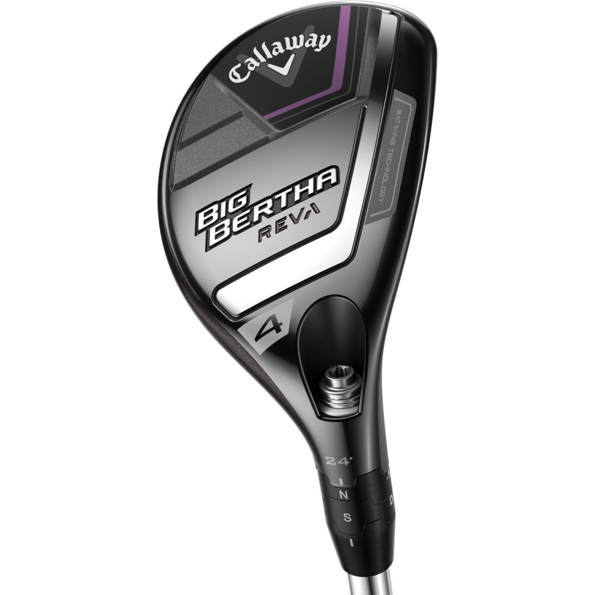 Callaway Women`s Big Bertha Reva 23 Golf Club Hybrid Ladies Flex Graphite RH - Lie Angle: Black