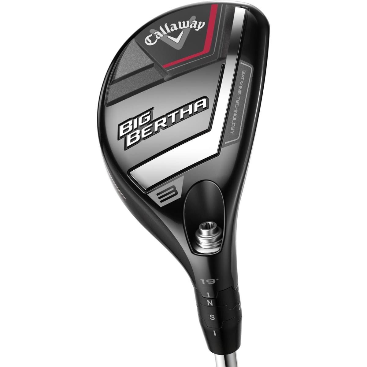 Callaway Big Bertha B23 Golf Club 4 Hybrid Regular Flex Rch 65 Graphite RH - Black, Lie Angle: Black