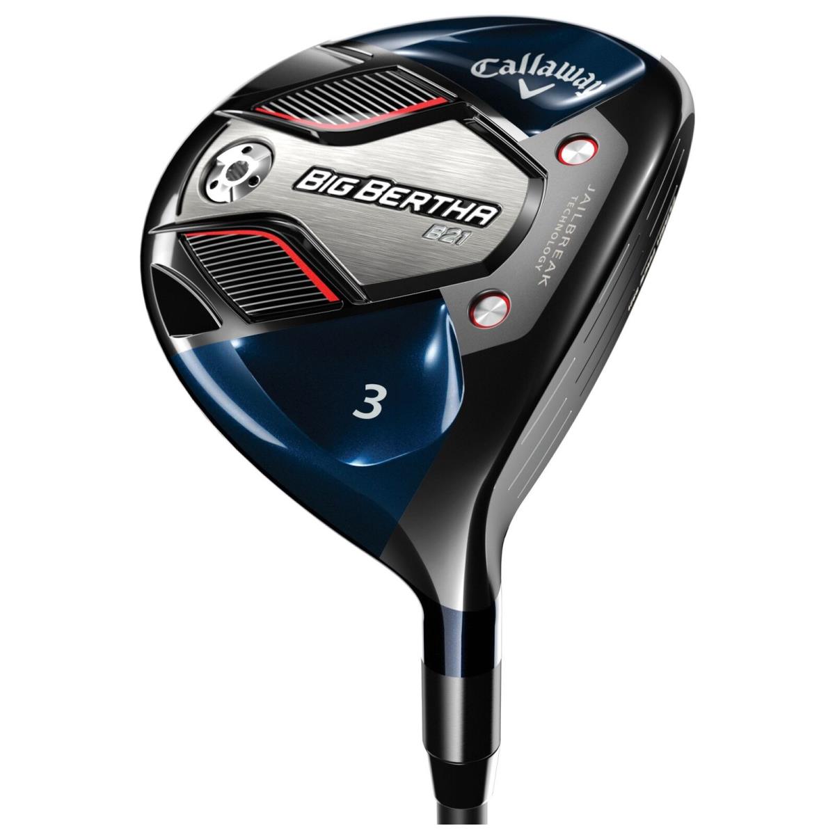 Callaway Big Bertha B21 Fairway Golf Club 3 Wood Stiff Flex Rch 65 Graphite LH
